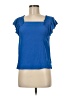 Maeve Blue Short Sleeve Top Size 6 - photo 1