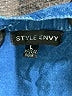 Style Envy 100% Rayon Blue 3/4 Sleeve Blouse Size L - photo 7