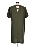 Bobeau Solid Green Casual Dress Size L - photo 2
