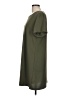 Bobeau Solid Green Casual Dress Size L - photo 5