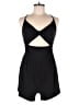 Ann Taylor LOFT Solid Black Romper Size M (tall) - photo 1