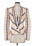 Rebecca Minkoff Checkered-gingham Ivory Blazer Size 4 - photo 1