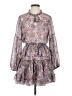 Reset 100% Polyester Paisley Purple Casual Dress Size S - photo 1