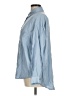 The Workshop Solid Blue Long Sleeve Button-Down Shirt Size M - photo 5