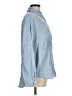 The Workshop Solid Blue Long Sleeve Button-Down Shirt Size M - photo 4