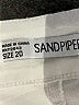 Sandpiper White Jeans Size 20 - photo 4