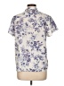 Shein Floral Ivory Short Sleeve Blouse Size L - photo 2