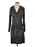H By Halston Paisley Black Casual Dress Size XS - photo 1