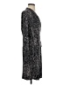 H By Halston Paisley Black Casual Dress Size XS - photo 4