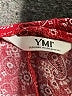 YMI 100% Rayon Floral Red Shorts Size L - photo 3
