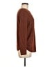 St. John's Bay Chevron-herringbone Brown Pullover Sweater Size M - photo 4