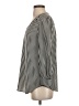 Cynthia Steffe Stripes Black 3/4 Sleeve Top Size XS - photo 5