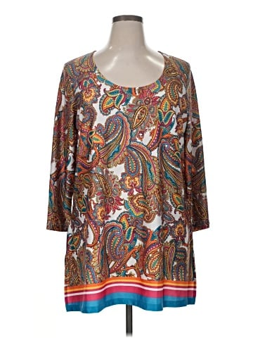 Slinky Brand 3/4 Sleeve Top (view 1)