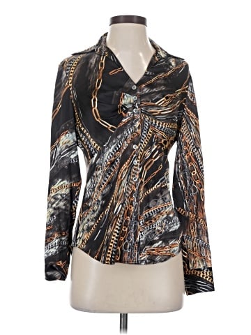 Etcetera Long Sleeve Silk Top (view 1)