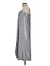 Robert Louis Stripes Silver Casual Dress Size L - photo 5