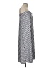 Robert Louis Stripes Silver Casual Dress Size L - photo 4
