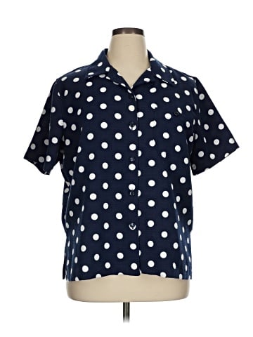 Draper's & Damon's Short Sleeve Blouse (view 1)