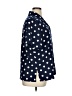 Draper's & Damon's 100% Polyester Polka Dots Blue Short Sleeve Blouse Size XL - photo 4