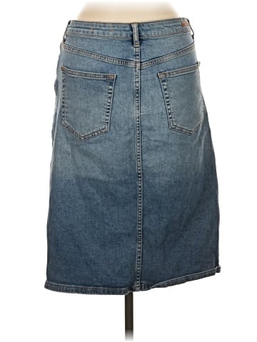 Pilcro and the Letterpress Denim Skirt (view 2)