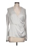 ALLSAINTS 100% Polyester Silver Long Sleeve Blouse Size 10 - photo 1