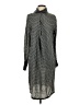 Assorted Brands Houndstooth Gray Casual Dress Size 4 - photo 1