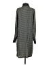 Assorted Brands Houndstooth Gray Casual Dress Size 4 - photo 2