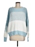 Miracle Color Block Blue Pullover Sweater Size M - photo 1