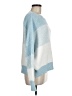 Miracle Color Block Blue Pullover Sweater Size M - photo 4