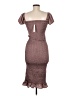 Blush Tweed Brown Cocktail Dress Size M - photo 2