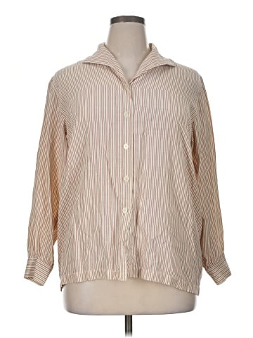 Elisabeth by Liz Claiborne Long Sleeve Button-Down Shirt (view 1)