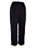 Unbranded 100% Polyester Solid Black Casual Pants Size XL - photo 2