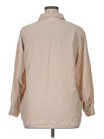 Elisabeth by Liz Claiborne Long Sleeve Button-Down Shirt (view 2)