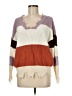 Shein 100% Acrylic Color Block White Pullover Sweater Size M - photo 1