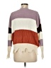Shein 100% Acrylic Color Block White Pullover Sweater Size M - photo 2
