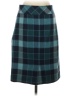 L.L.Bean Plaid Teal Wool Skirt Size 2 - photo 2