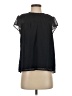 Ann Taylor LOFT 100% Polyester Black Short Sleeve Blouse Size S - photo 1