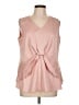 Du Jour Pink Sleeveless Blouse Size L - photo 1
