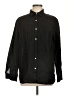 J. McLaughlin Solid Black Long Sleeve Button-Down Shirt Size L - photo 1