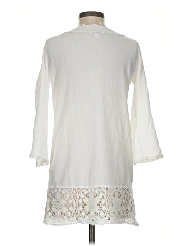 Garnet Hill 3/4 Sleeve Blouse (view 2)