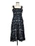 Saint + Sofia Paisley Blue Cocktail Dress Size 8 - photo 1