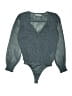 Abercrombie & Fitch 100% Polyester Teal Blue Bodysuit Size XS - photo 1