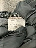 Unbranded Solid Black Gray Denim Skirt Size S - photo 4