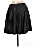 Theory 100% Leather Solid Black Leather Skirt Size 6 - photo 2