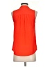 J.Crew Factory Store 100% Polyester Orange Sleeveless Blouse Size 0 - photo 2