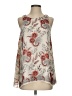 Max Studio 100% Polyester Floral Ivory Sleeveless Blouse Size S - photo 1