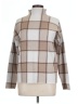 Tahari Plaid Tan Turtleneck Sweater Size L - photo 1