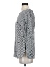Talbots 100% Cotton Stripes Silver Long Sleeve Blouse Size XS - photo 5
