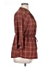 Unbranded Plaid Brown 3/4 Sleeve Top Size 0X (estimated) - photo 4