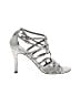 Stuart Weitzman Metallic Silver Sandals Size 8 1/2 - photo 1