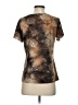DressBarn Brown Short Sleeve Top Size S - photo 2